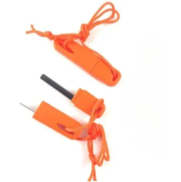 Wholesale Price Magnesium Firearm Outdoor Fire Rod Camping Survival Supplies Rope Starter