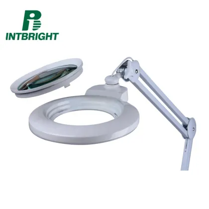 Clamp-on Magnifier Beauty Salon Illumination Magnifying Glass with Light