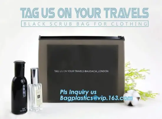pvc plastic bag with zipper for swimwear, Cosmetic Pouch good quality with zipper packing bag, promotional plastic clear transpa