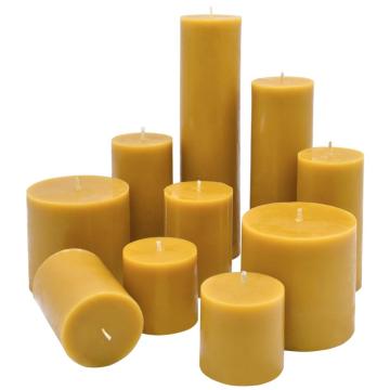 Wholesale Organic Beeswax Pillar Candles