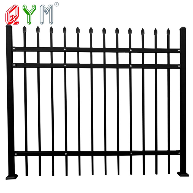 Panels Wrought Black Picket Weld Fence