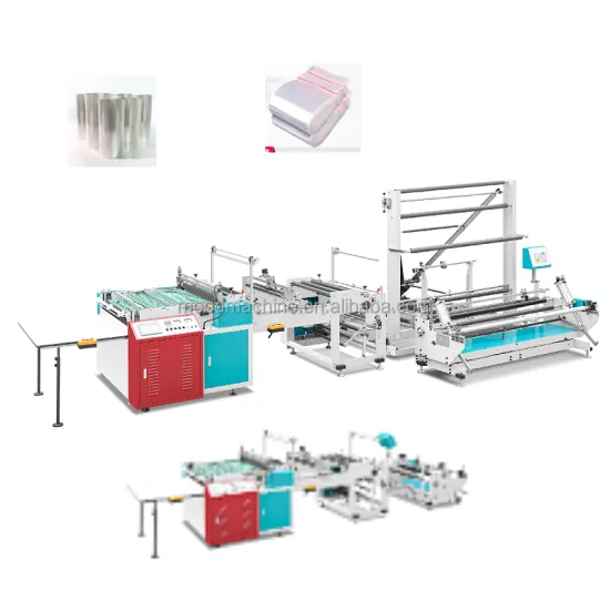 DRQ-800: Small-Scale Biodegradable Plastic Bag Making Machine for Sale - Opp Bopp Side Sealing Solution