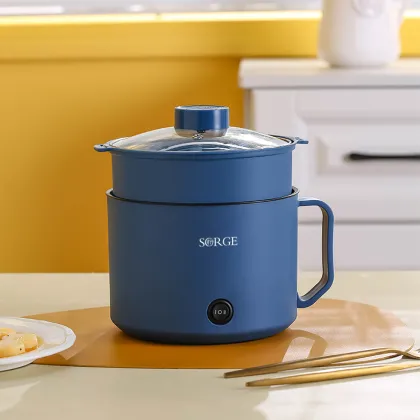 Multi-Function Electric Hot Pot Rice Cooker with Steamer