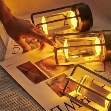 Portable Rechargeable Multi-Function LED Lamp: Camping Desk, Night Light, Bedside Table
