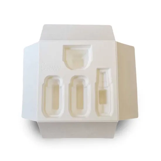 Custom Molded Paper Pulp Packaging Box paper tray