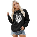 Women's Cute Long Sleeve Top Loose Mama Bear