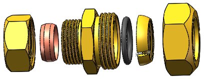 compression brass fittings