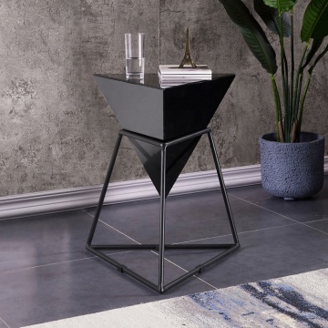 Simple Creative Triangle Side Table - Modern Design Iron Art Coffee Table