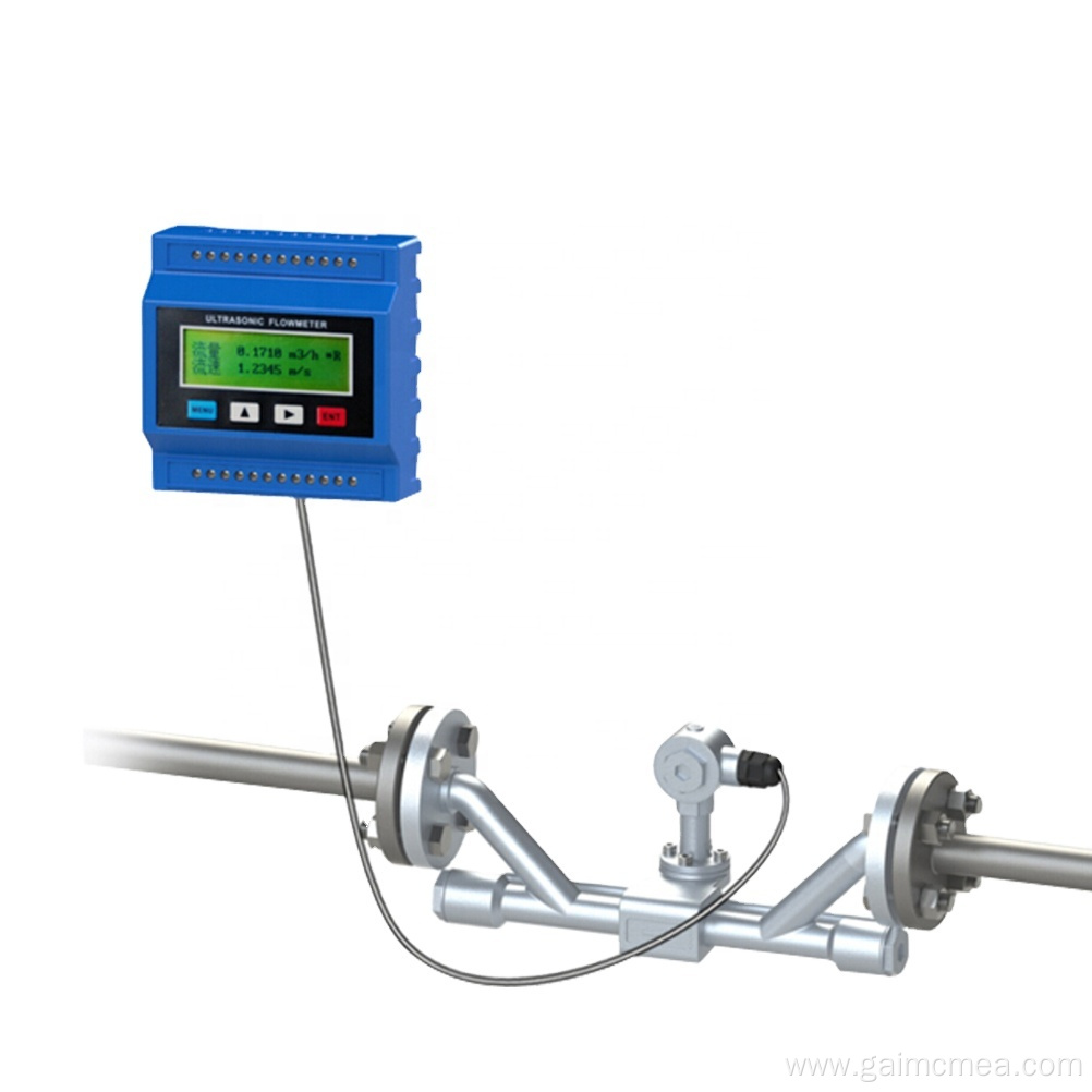 Low cost clamp on water Ultrasonic Flow Meter