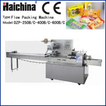 Auto High Speed Food Packaging Machines , Horizontal Packing Machine