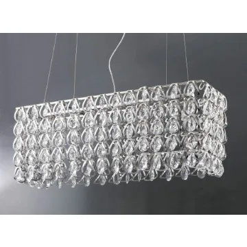 4 Bulbs crystal material pendent lamp