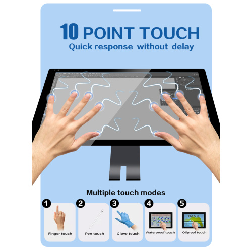 43 inch PCAP multi touch capacitive touch screen