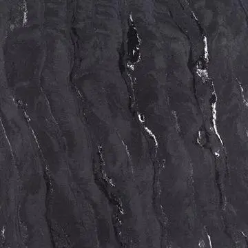 Polished ceramic floor tile, black porcelain tile, natural bat tile