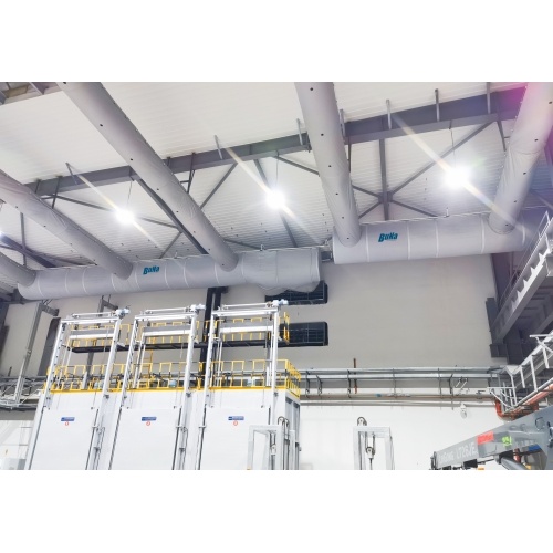 The Air Duct is Used in a Plant Project in Zhenjiang