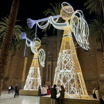 3D Angel LED Sculpture Light - Outdoor Christmas Decor