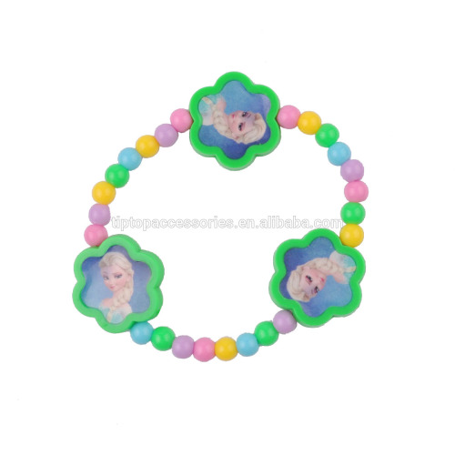 frozen princess Elsa & Anna style chunky bracelet for kids