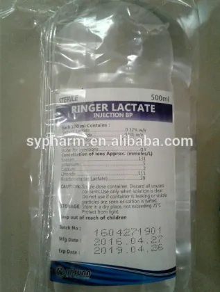 Ringer lactate infusion