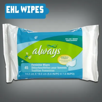 Refill pack feminine care wipes