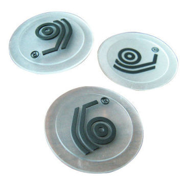 Logo Embossed Silicone Labels, Cool Durable Silicone Label For Promotional Gift