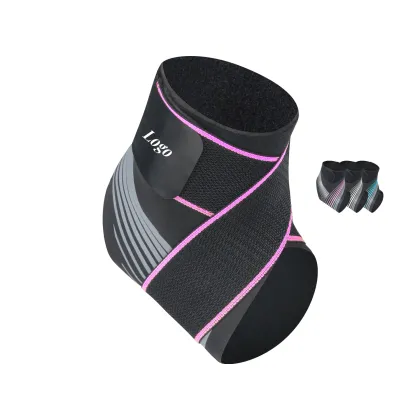 Neoprene Adjustable Elastic Sleeve Gym Fitness Ankle Support Brace