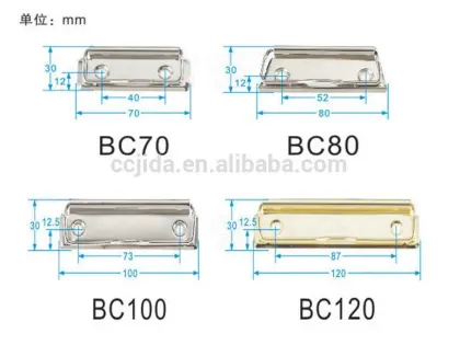 Metal binder clips