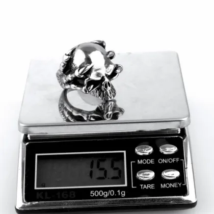 Non-mainstream grim Reaper Claw Skull Ring