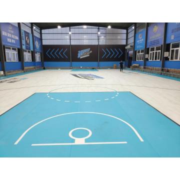 New Badminton Court Mat Sport Floor Homogeneous PVC Vinyl Flooring Tile