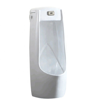Floor Mounted Ceramic Squatting WC and Wall Hung Urinal with Accessories