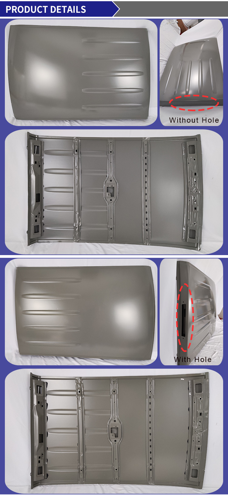 Auto Body Parts Car Steel Sun Top Roof Panel Cover For Isuzu D-max ...