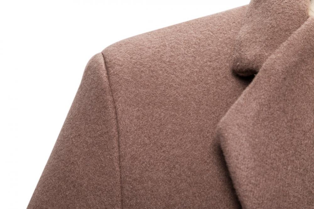 Wool Coat Mens Double Breasted