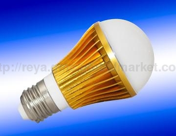 Coquille de 8W Cool blanc interrupteur variateur LED ampoule-or