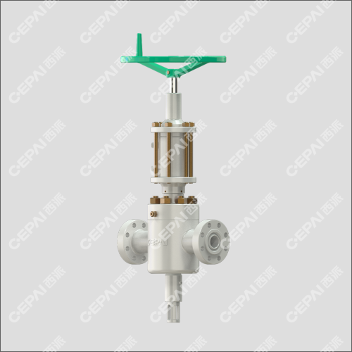 Hand operated flat valve