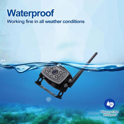 WIFI Wireless Rear View Camera Waterproof Night Vision