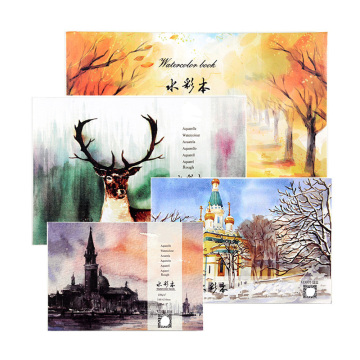 Eco-Friendly Children's Cold Press 300gsm Watercolor Paper Pad