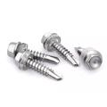 Hex Washer Head To Wood Screw with washer