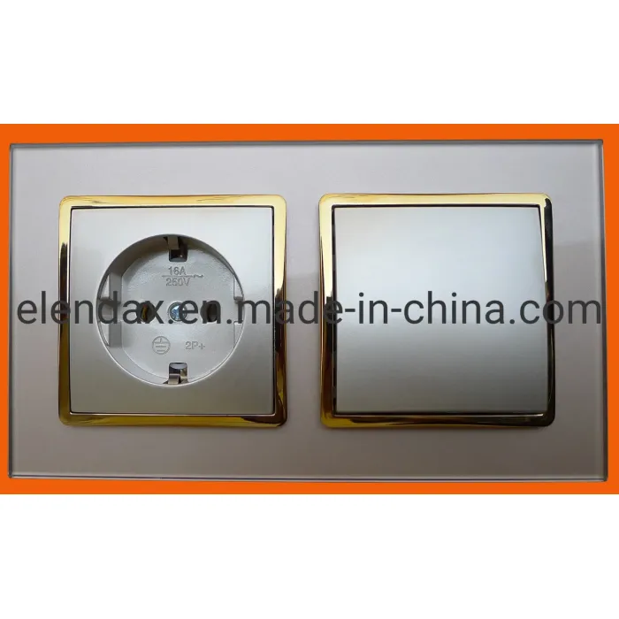 Soket Dinding Daya Jerman Standar Eropa F8010