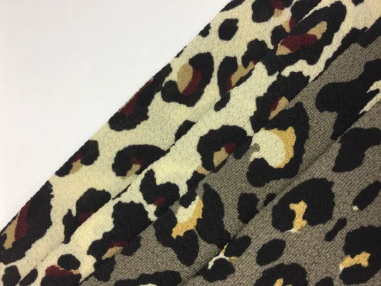 75D Polyester Spandex Bubble Chiffon Printed Fabrics