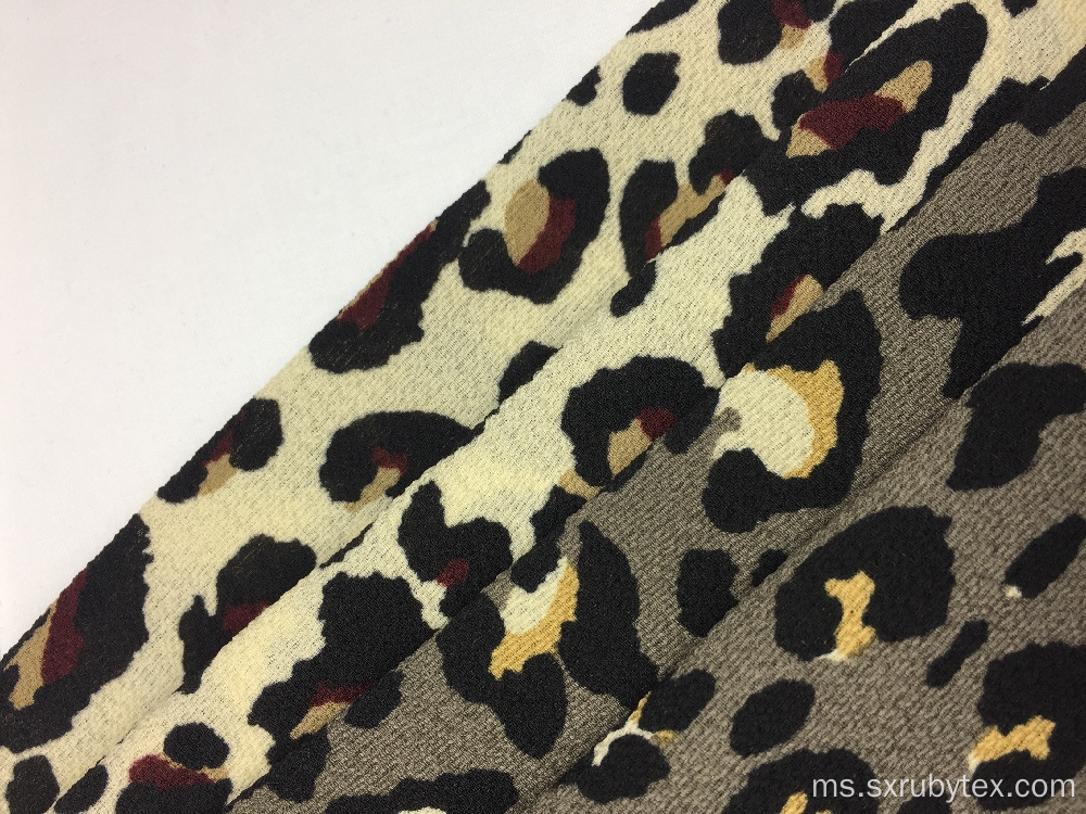 75D Spandex Polyester Spandex Bubble Chiffon Printed Fabrics