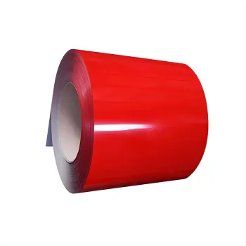 PPGI Coil with PVDF Coating, DX51D Steel, AZ150g Zinc, RAL9001 Red Color - Suitable for Roofing Sheets