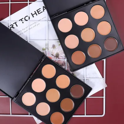 Wholesale Vegan Contour Palette with Cream Concealer