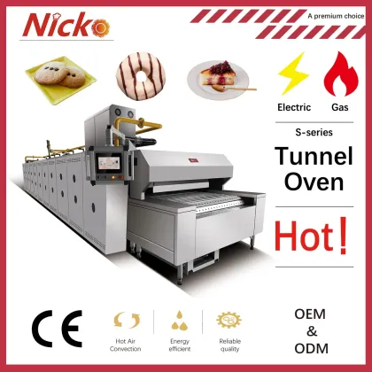 Stainless Continuous Gas Bakery Electric Gas S-Series Tunnel Oven