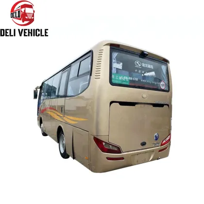 Used Luxury Coach Bus Kinglong XMQ6802 - 31 Seats