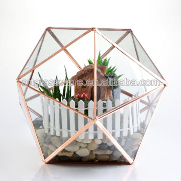 hot sale glass geometric terrarium wholsale