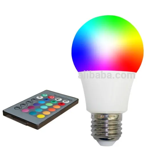 Color Changing LED Lamp Bulb 7W E27 with RGB Remote Controller