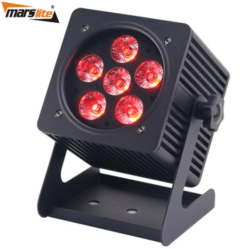 Wireless RGBWA UV IP65 Waterproof Battery Operated Stage LED Par Light with App Control