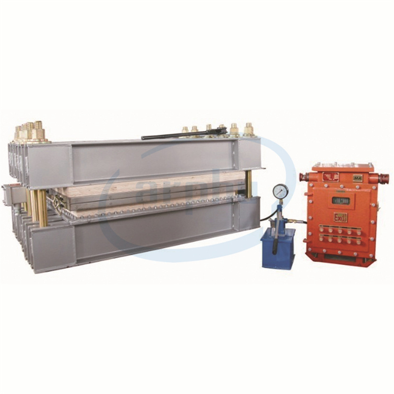 Máquina de unión de prensa vulcanizante de cinta transportadora flameproof