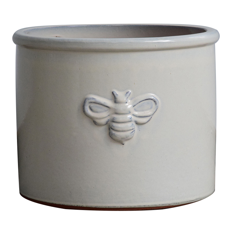 Portable Ceramic Decorative Glaze Bee Pot Ceramic Pots Bonsai Pot Ceramic For Outdoor Plants1