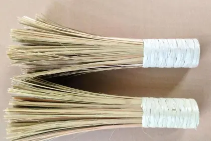 Bamboo wash pot brush