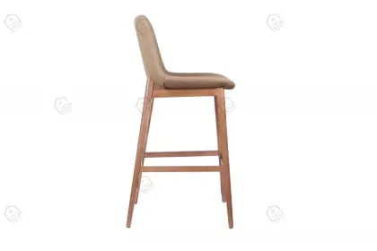 Imported microfiber leather high bar chairs