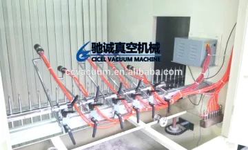 Perfume bottle caps UV spray painting line/Plastic UV coating machine